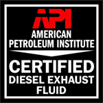 OSO's Diesel Exhaust Fluid certified by the API