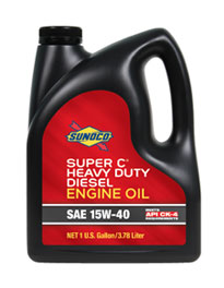 Sunoco Super C 15W-40, 10W-30 CK-4 Diesel Engine Oil