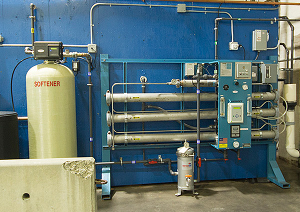 Treating the water for Ocean Blue Diesel Exhaust Fluid (DEF) at Ocean State Oil