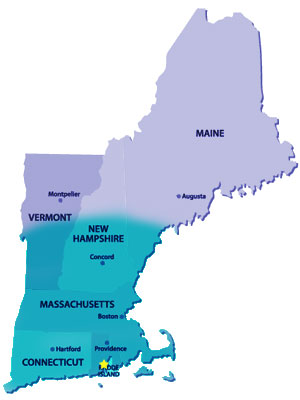 Ocean State Oil DEF delivery map