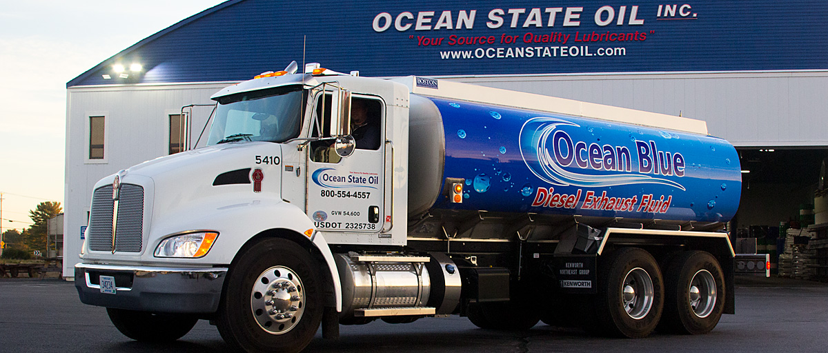 Bulk Ocean Blue Diesel Exhaust Fluid (DEF) from Ocean State Oil