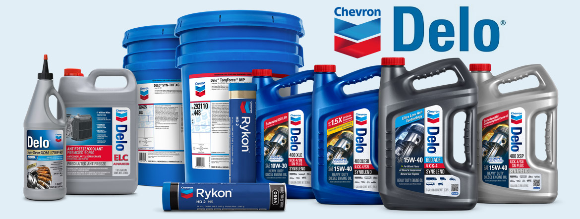 Chevron Delo Diesel Engine Oils, Hydraulic & Transmission Oil and Greases & Gear Oils