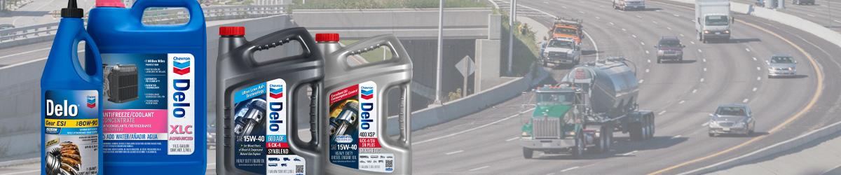 Chevron Delo On-Highway Transportation Motor Oil and Lubricant Distributor